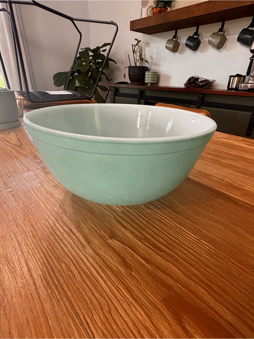 Vintage Pyrex Bowl Turquoise Green Nesting Mixing Bowl 403 2.5 QT Made in USA - Picture 6 of 6